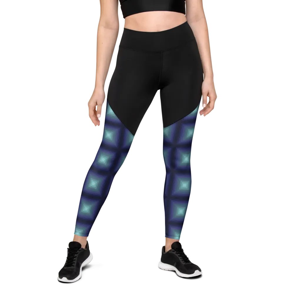 Blue 3D Gradient Squares product image (1)