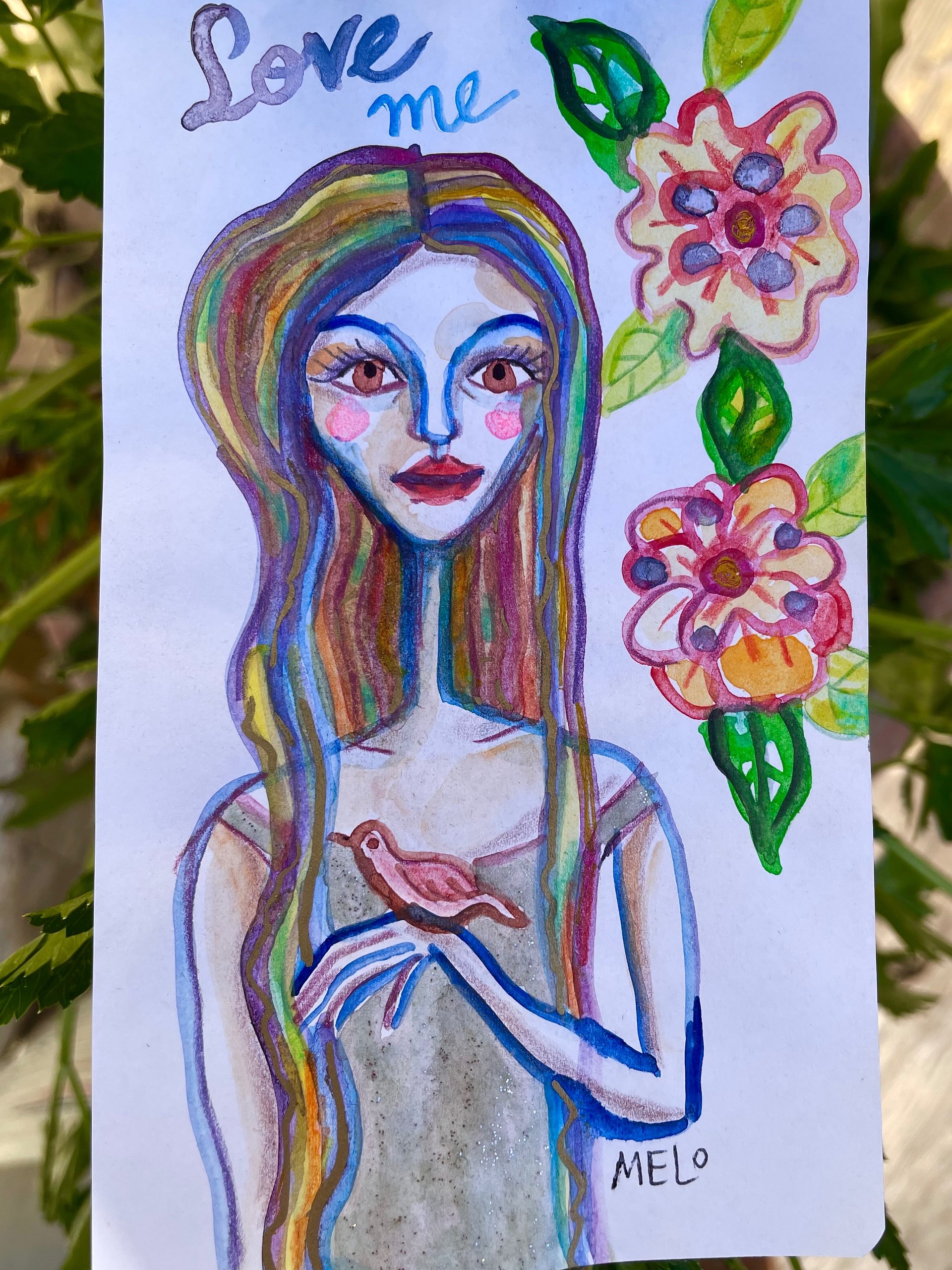 Bird Woman Painting product image (1)