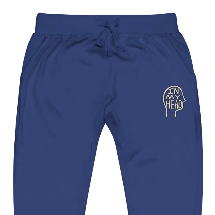 In My Head (lined design) embroidered fleece sweatpants product image (13)