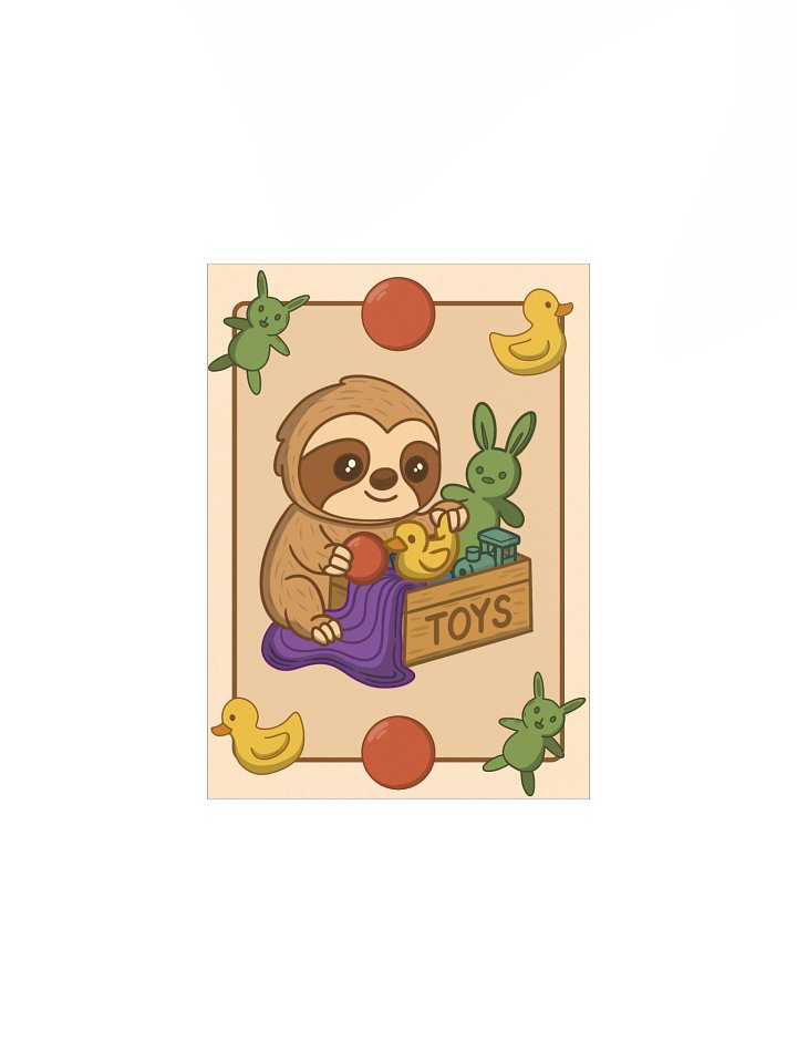 Toy Box Sloth - Art Print product image (2)