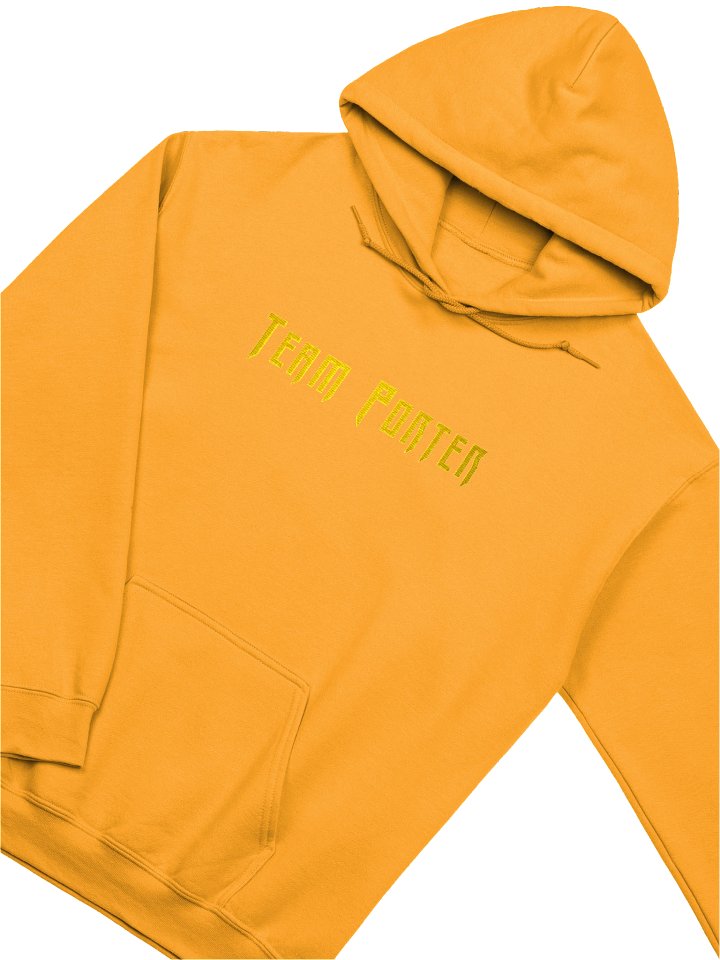 Team Porter Monochrome Embroidered Unisex Hoodie | Gold/Gold product image (2)