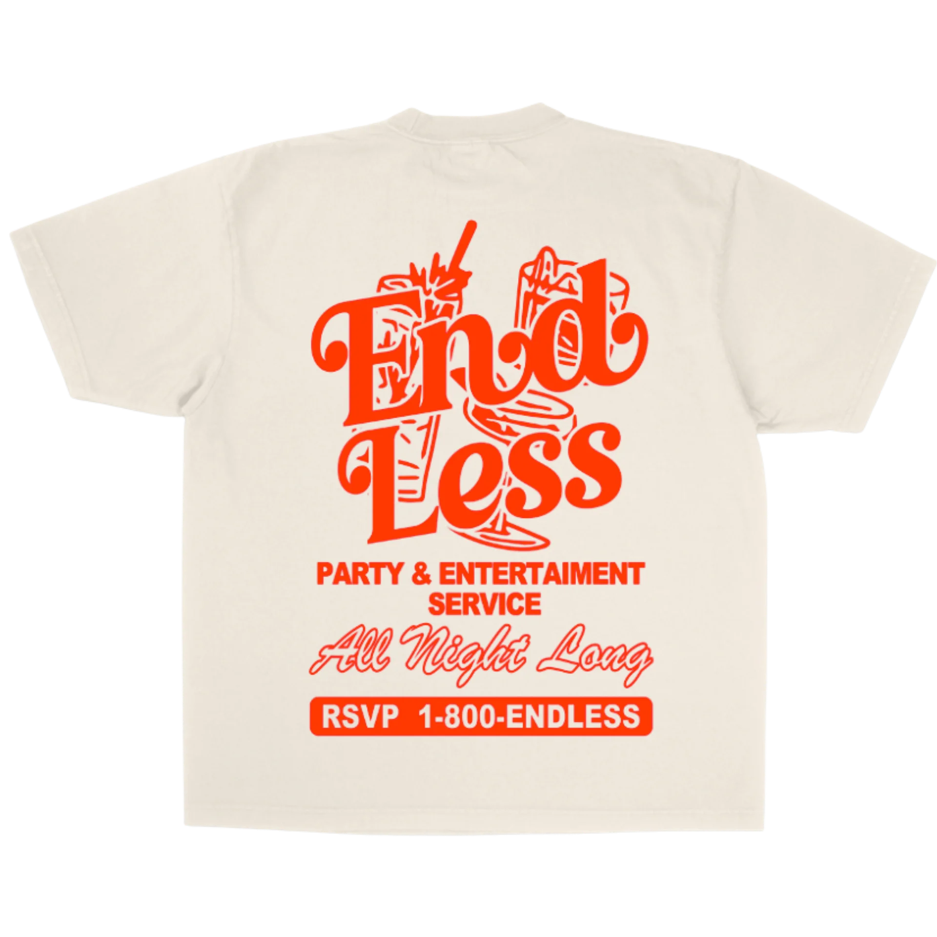 Endless Hotline "Cream" Heavyweight Tee product image (3)