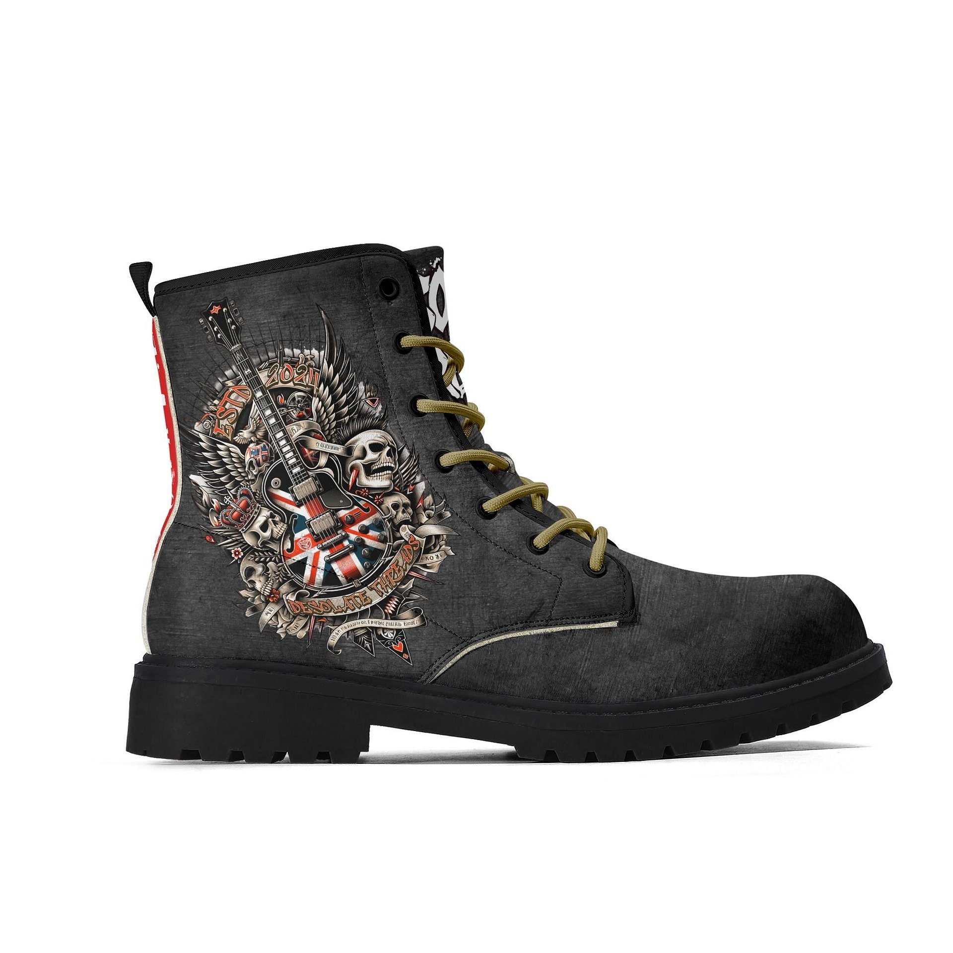 The Men King of Rock Leather Boots product image (3)