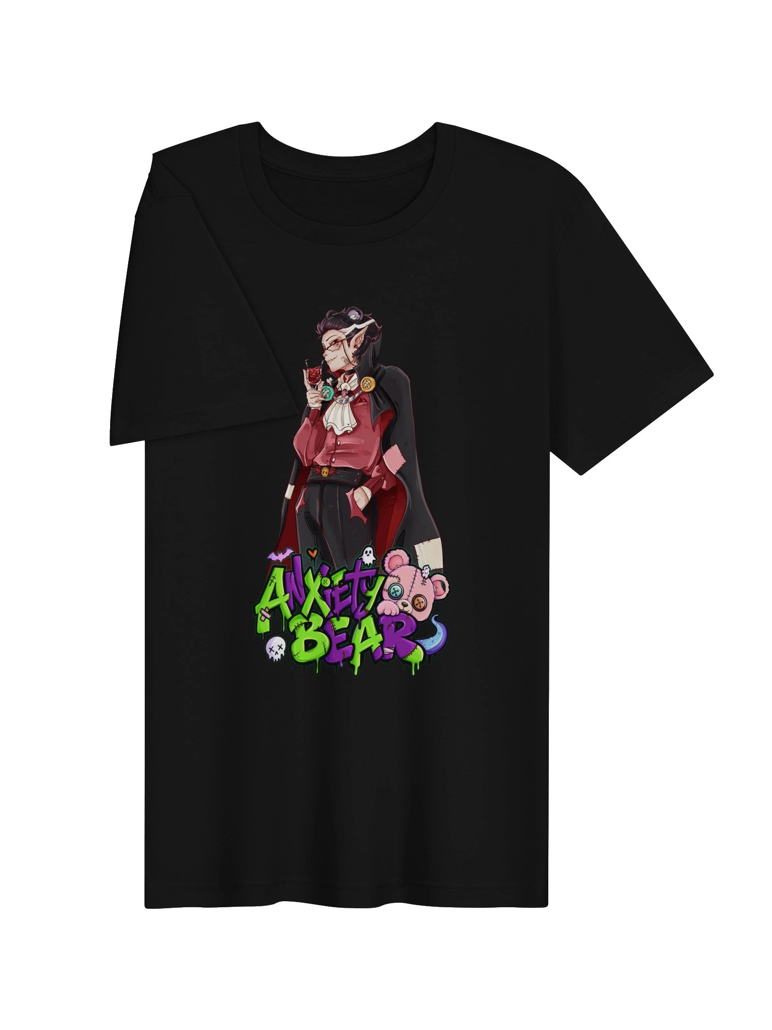 Anxiety Bear Human Vampbear T-shirt product image (28)