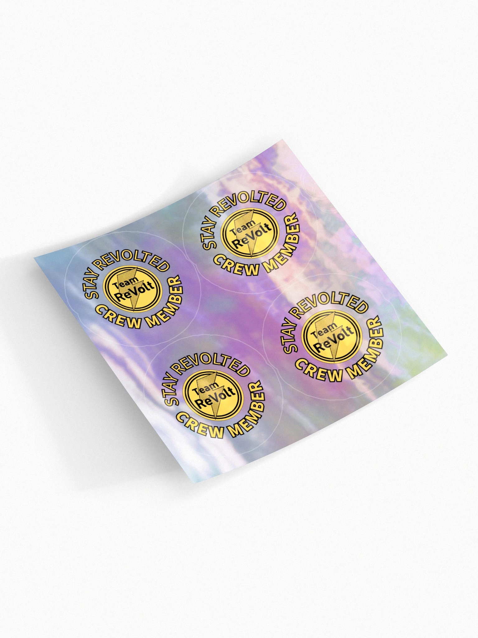 Team ReVolt Holographic Logo Stickers product image (4)