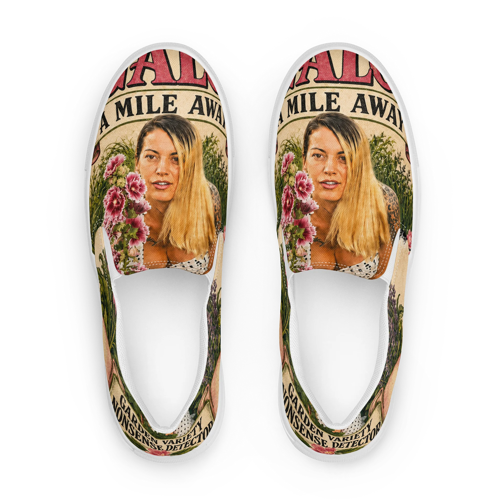Smile, Amy. Canvas Slip-Ons product image (2)