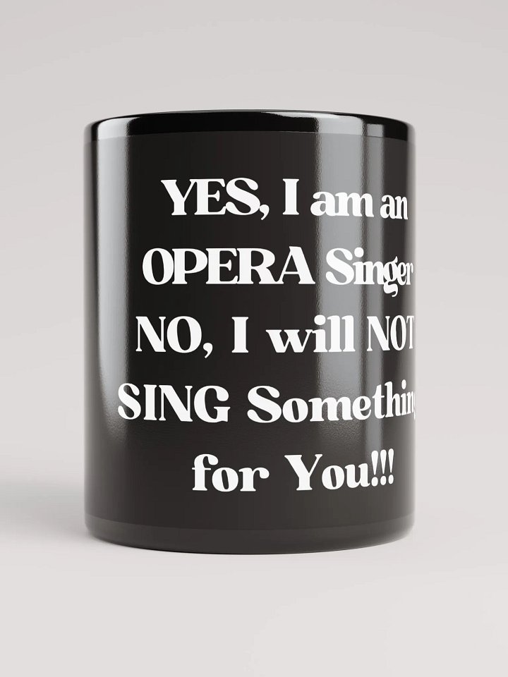 Black Glossy Mug - 