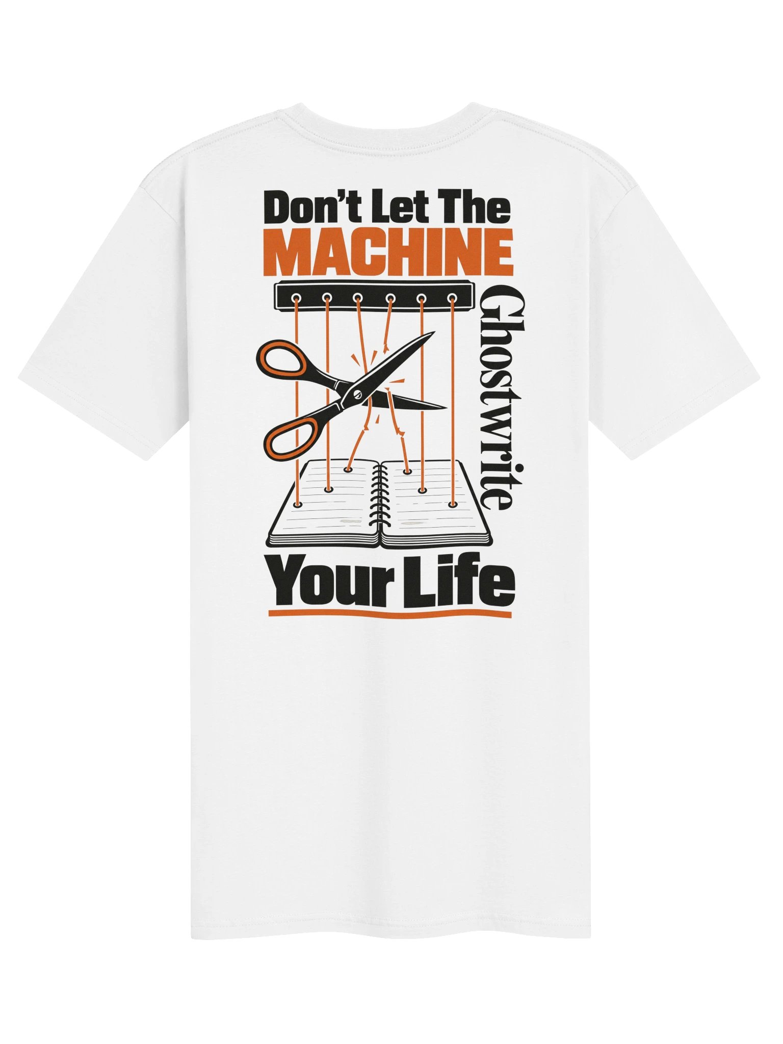 Don't Let the Machine Ghostwrite Your Life: Cut Strings | Heavyweight Tee product image (5)