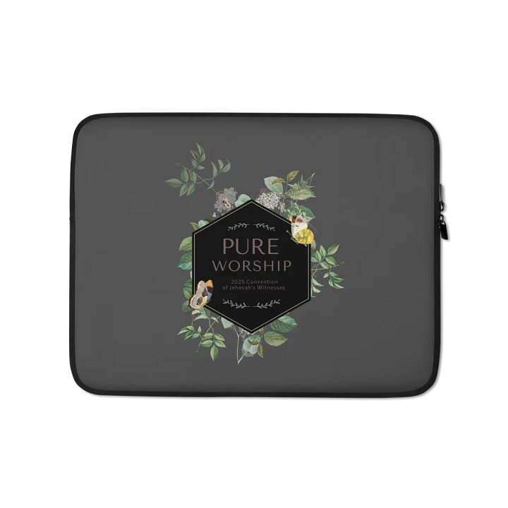 "Pure Worship" 2025 Convention Botanical Laptop Sleeve product image (1)