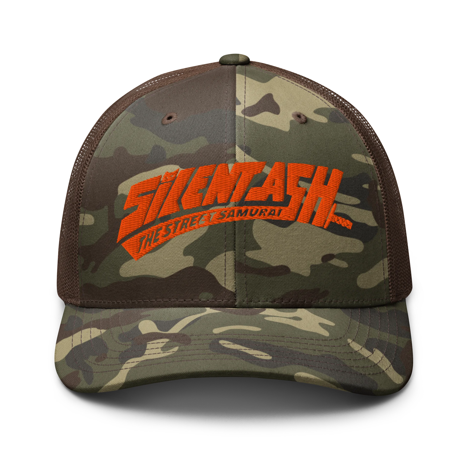 Silent Ash Logo Camo Trucker Hat product image (1)