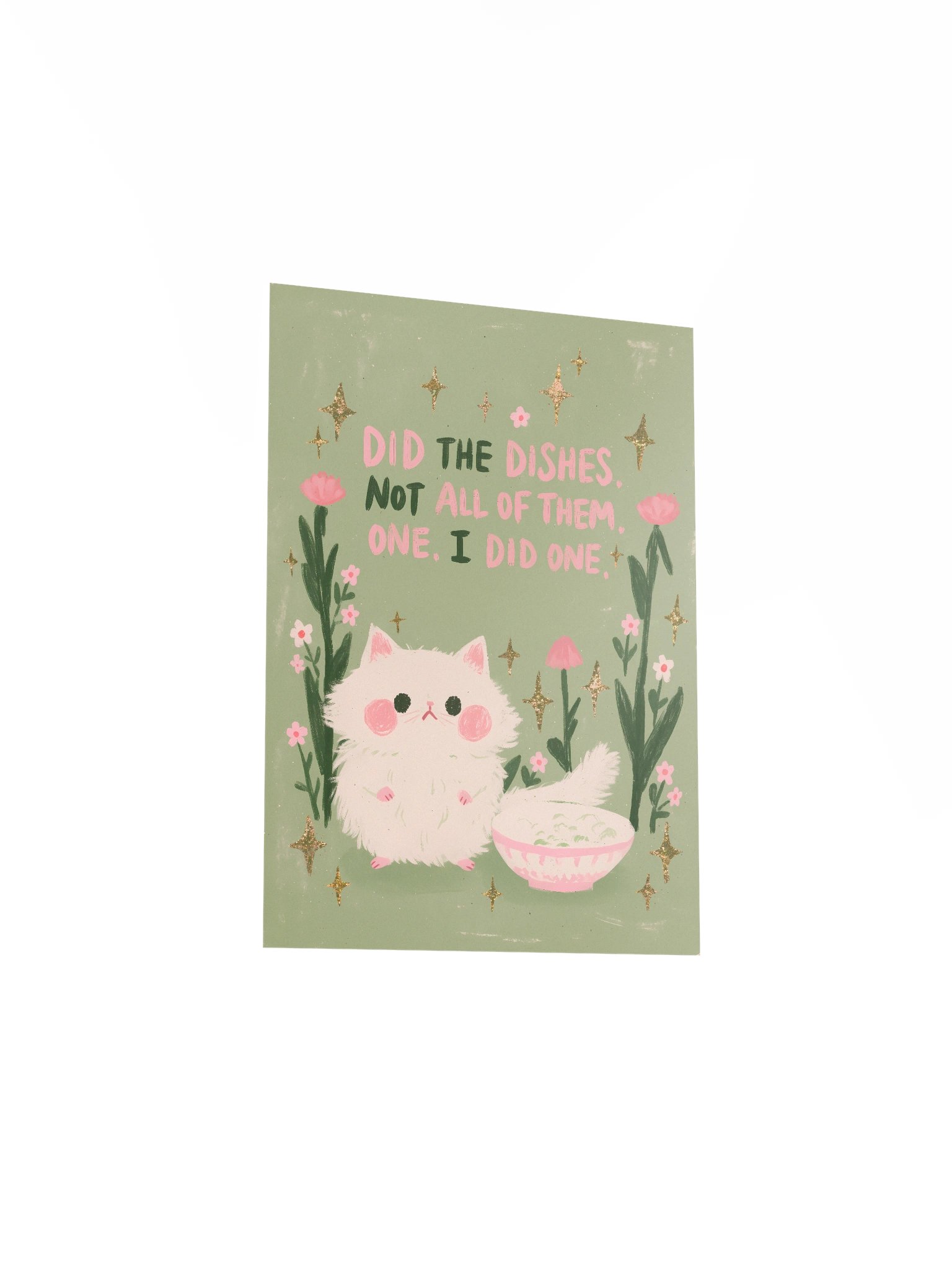 Did One Dish Cat Poster product image (19)