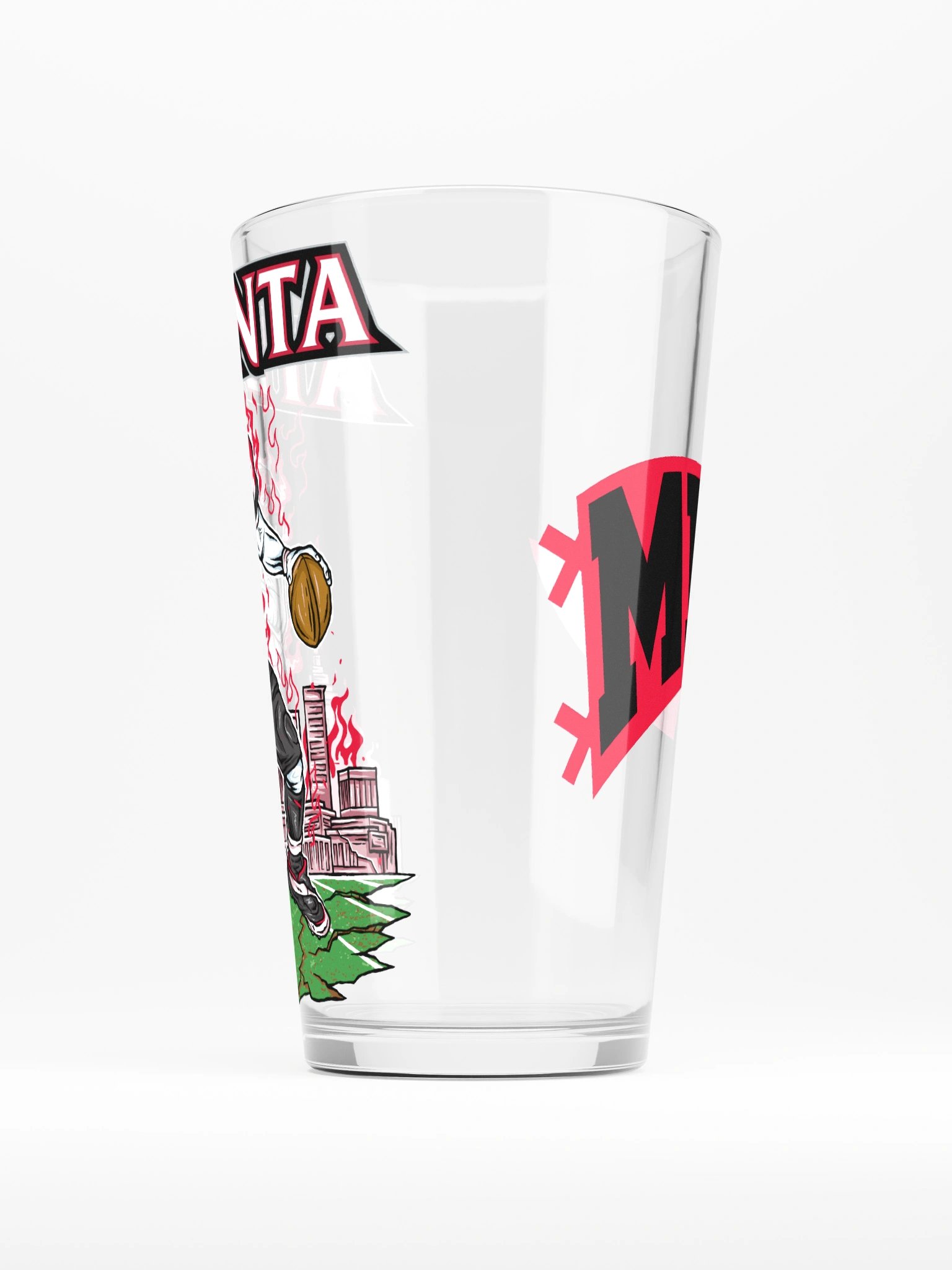 Atlanta, Welcome to Football Pint Glass product image (4)