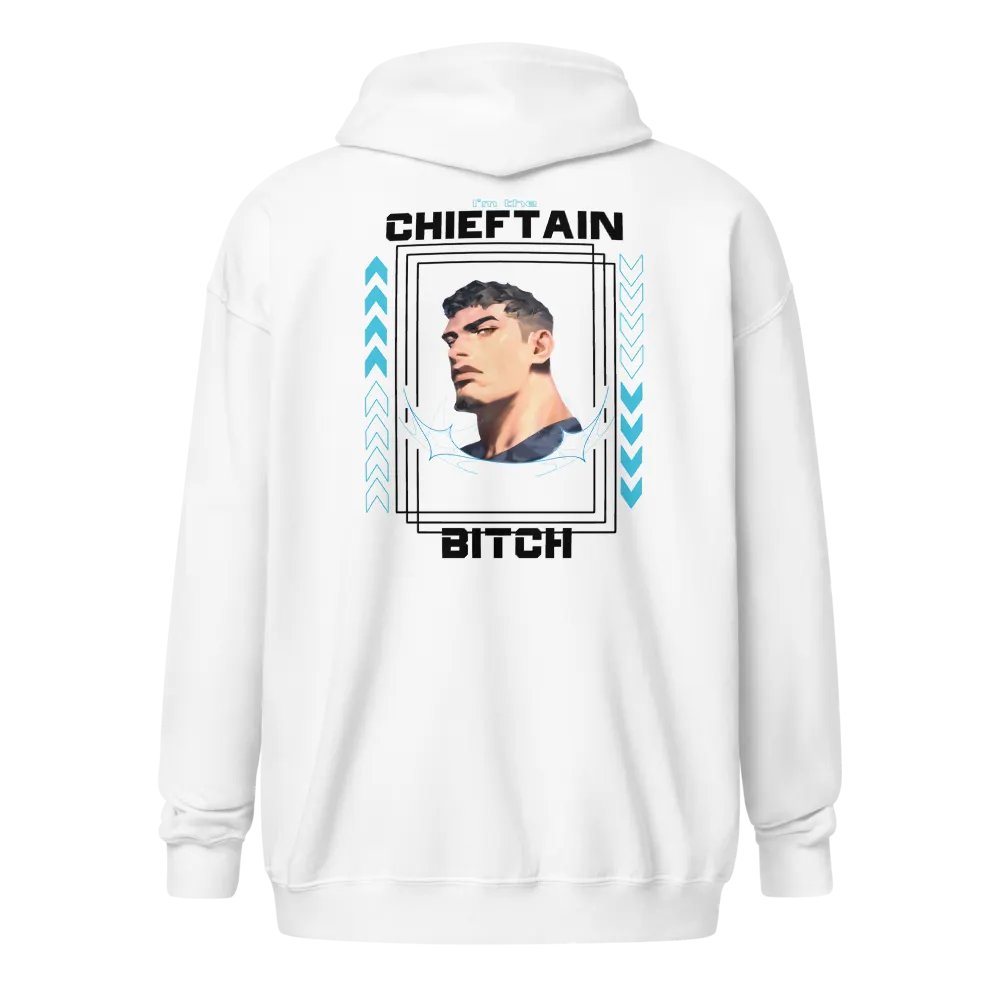 Chieftain White Zip-Up Hoodie product image (2)