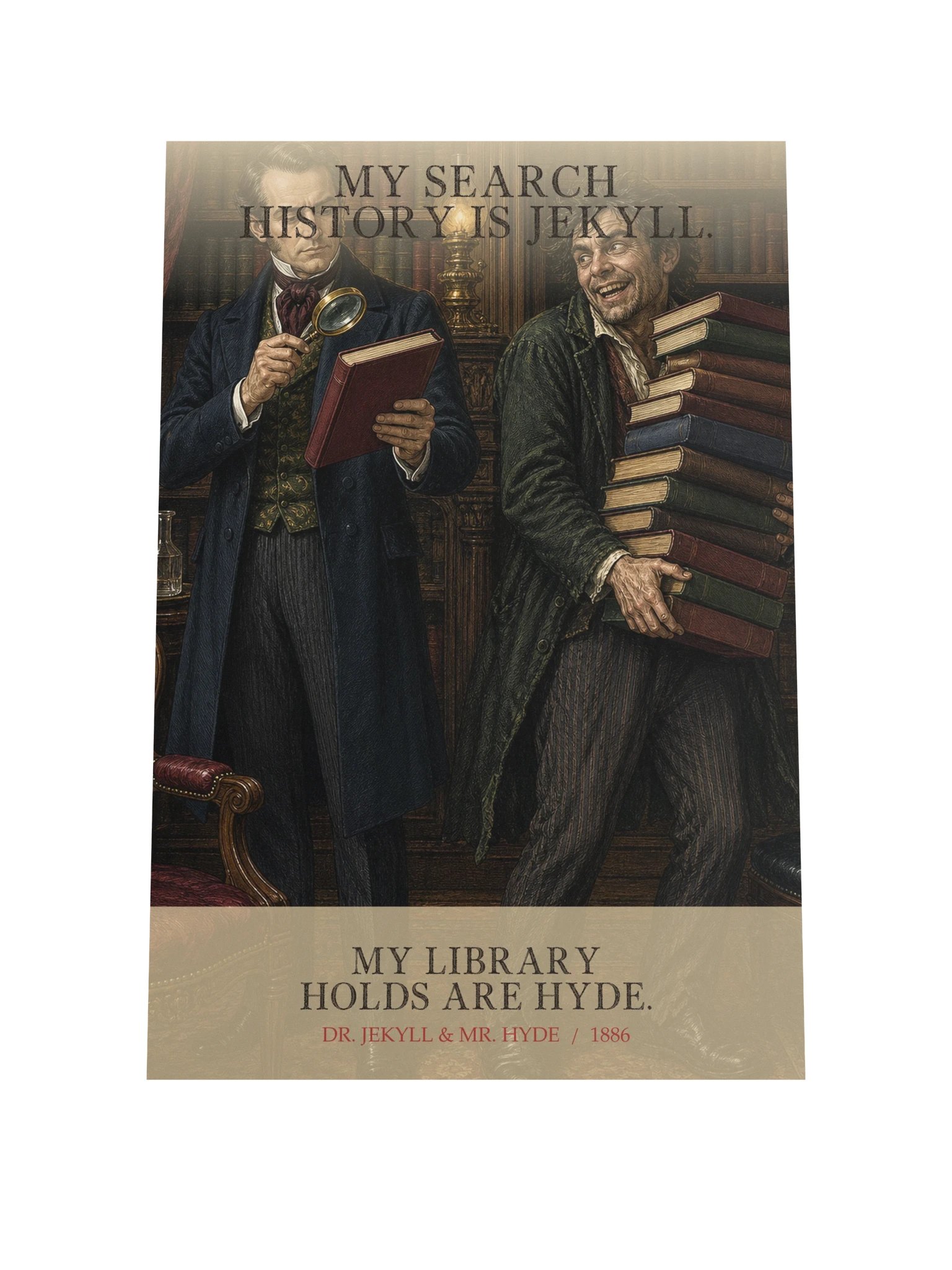 Search Jekyll Holds Hyde -- The Strange Case of Dr Jekyll and Mr Hyde Art Print product image (9)