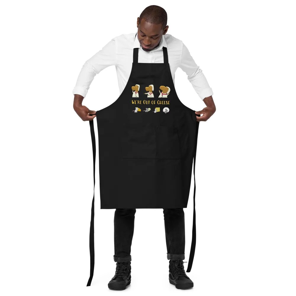 We're Out of Cheese Apron product image (2)