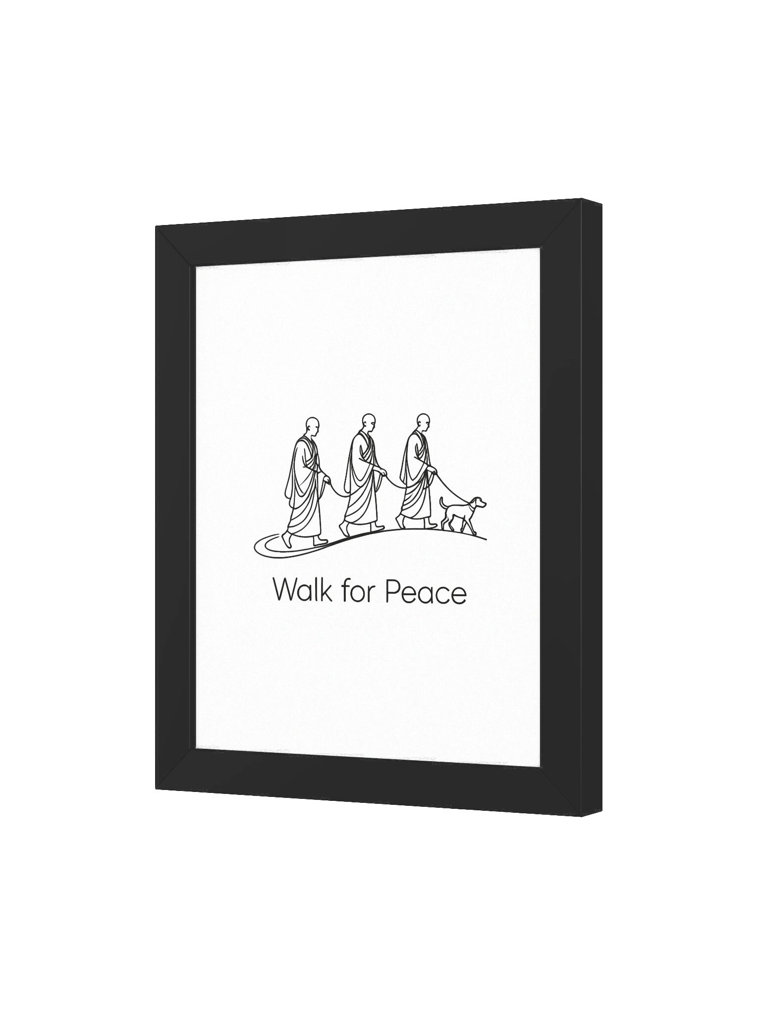 Walk for Peace Framed Poster - Light product image (4)