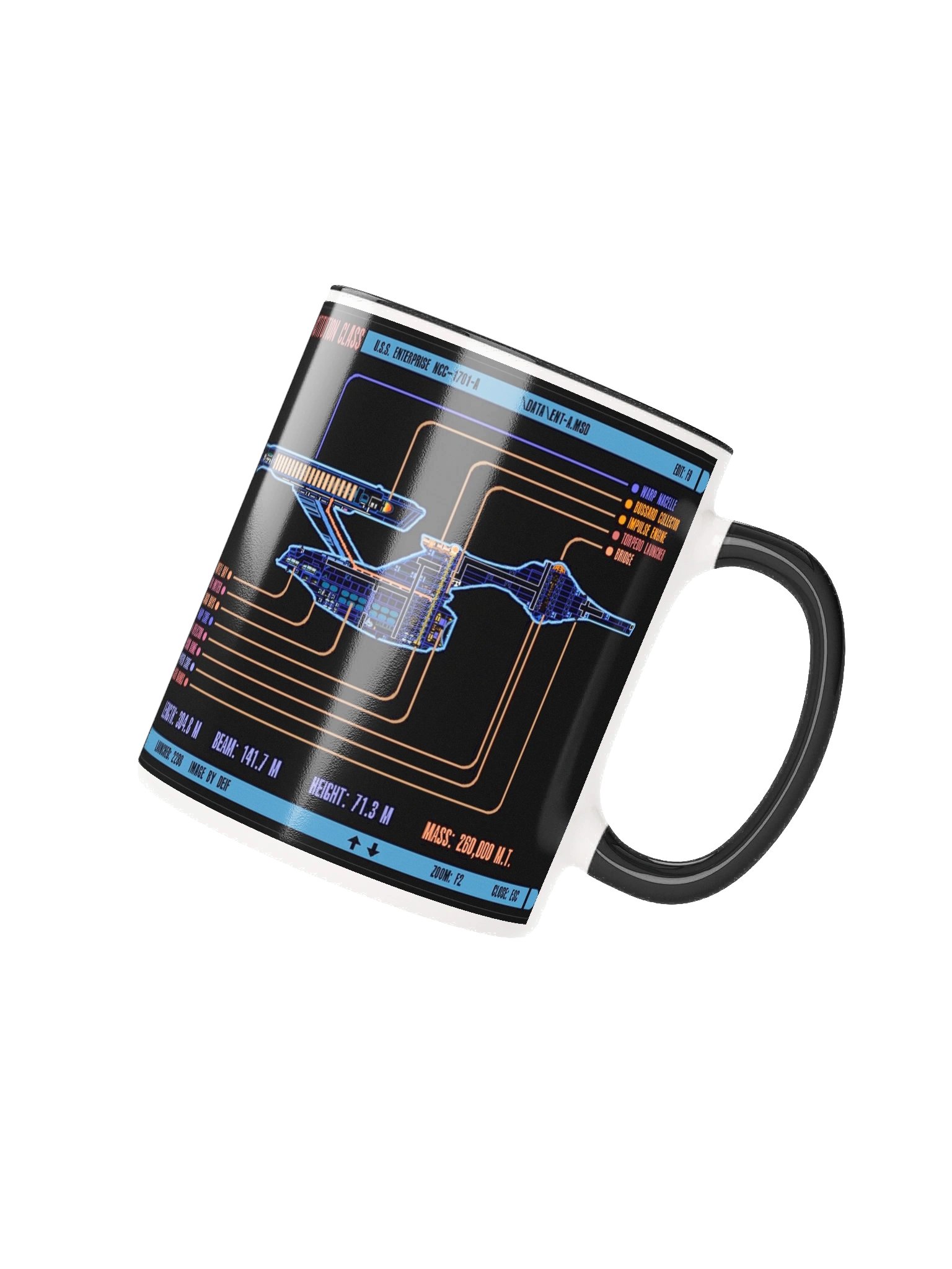 LCARS Constitution Mug product image (17)