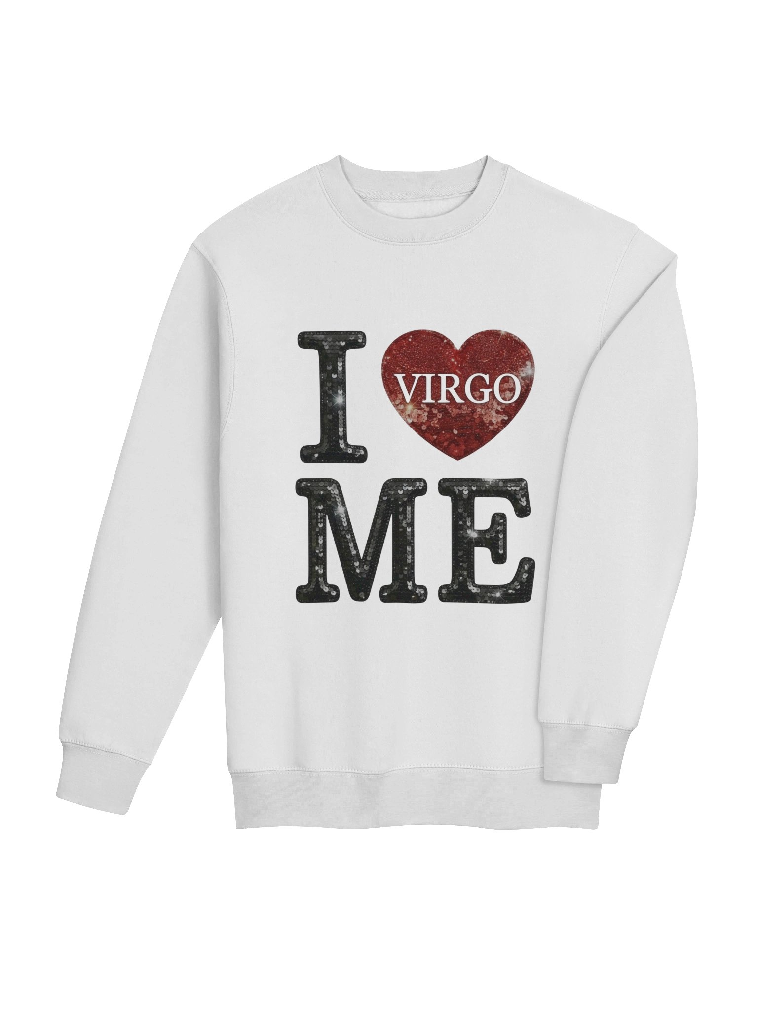 Sequin Virgo Love Crewneck Sweatshirt product image (4)
