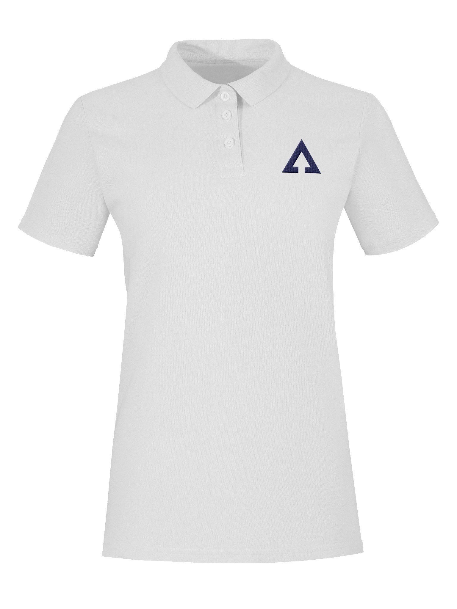 Singular Triangle - Embroidered Women's Polo Shirt - Light product image (2)
