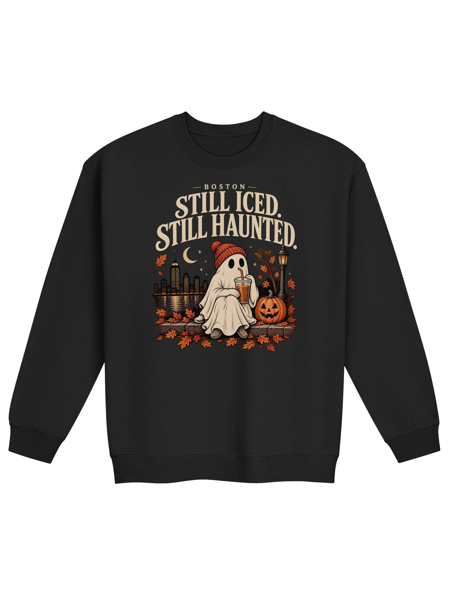 Boston: Still Iced. Still Haunted. Crewneck Sweatshirt product image (1)