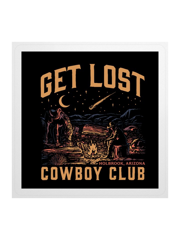 Cowboy Club Sticker product image (3)