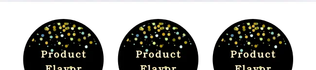 Midnight Sparkle Label Template product image (5)