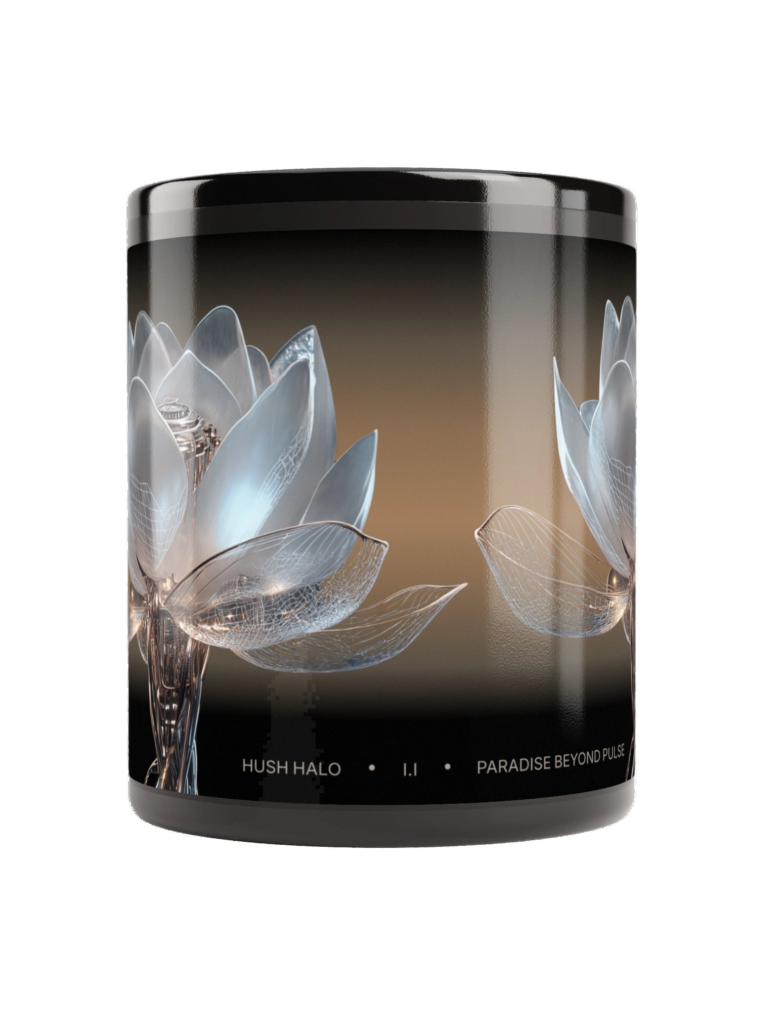 Paradise Beyond Pulse, Black Glossy Mug + Daily Poetry Experience [AUDIO] product image (9)