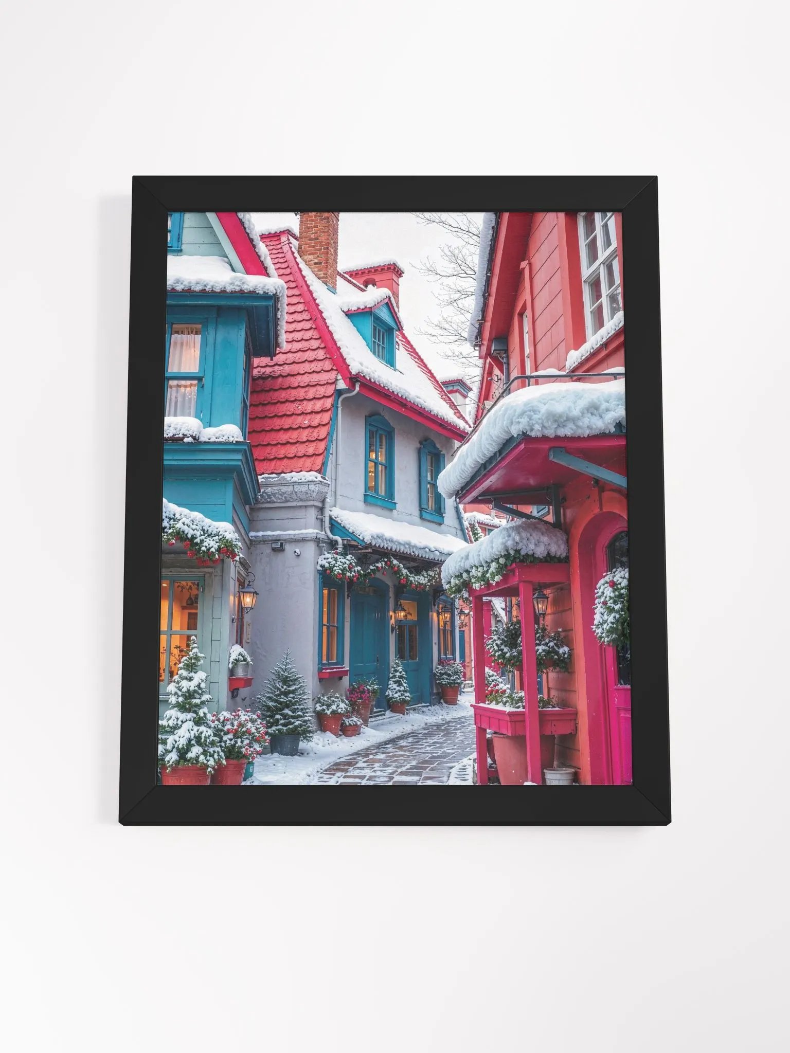 Winter Street Framed Print product image (22)