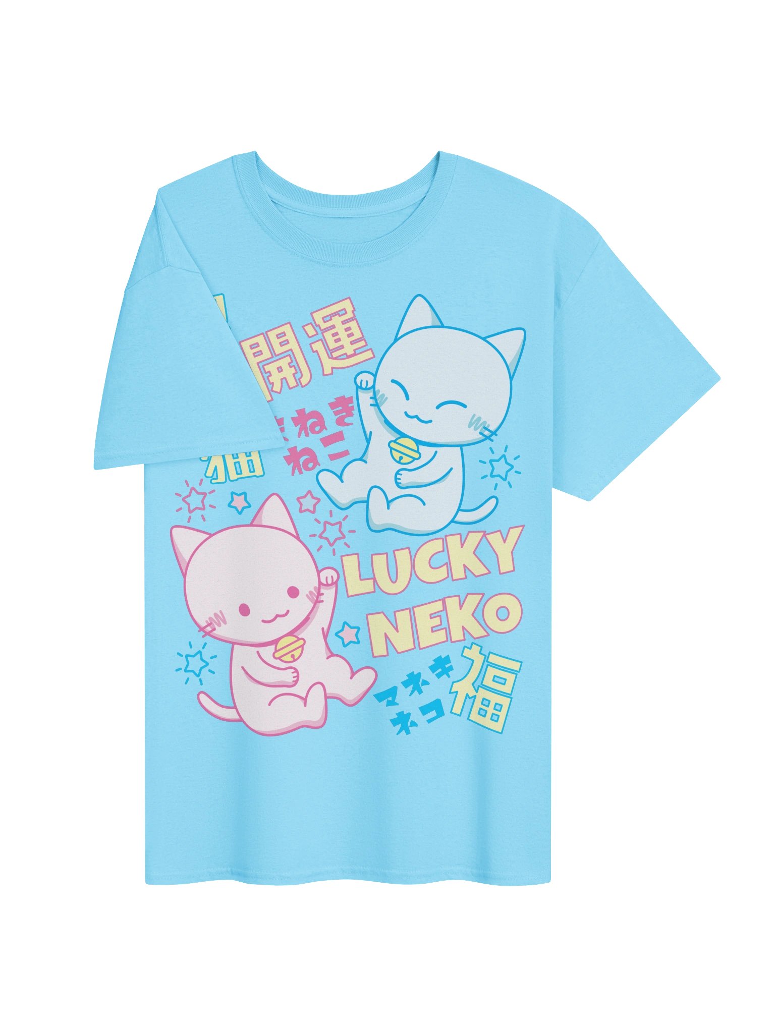 Lucky Charm Cats - Unisex Adult Heavyweight T-shirt product image (2)