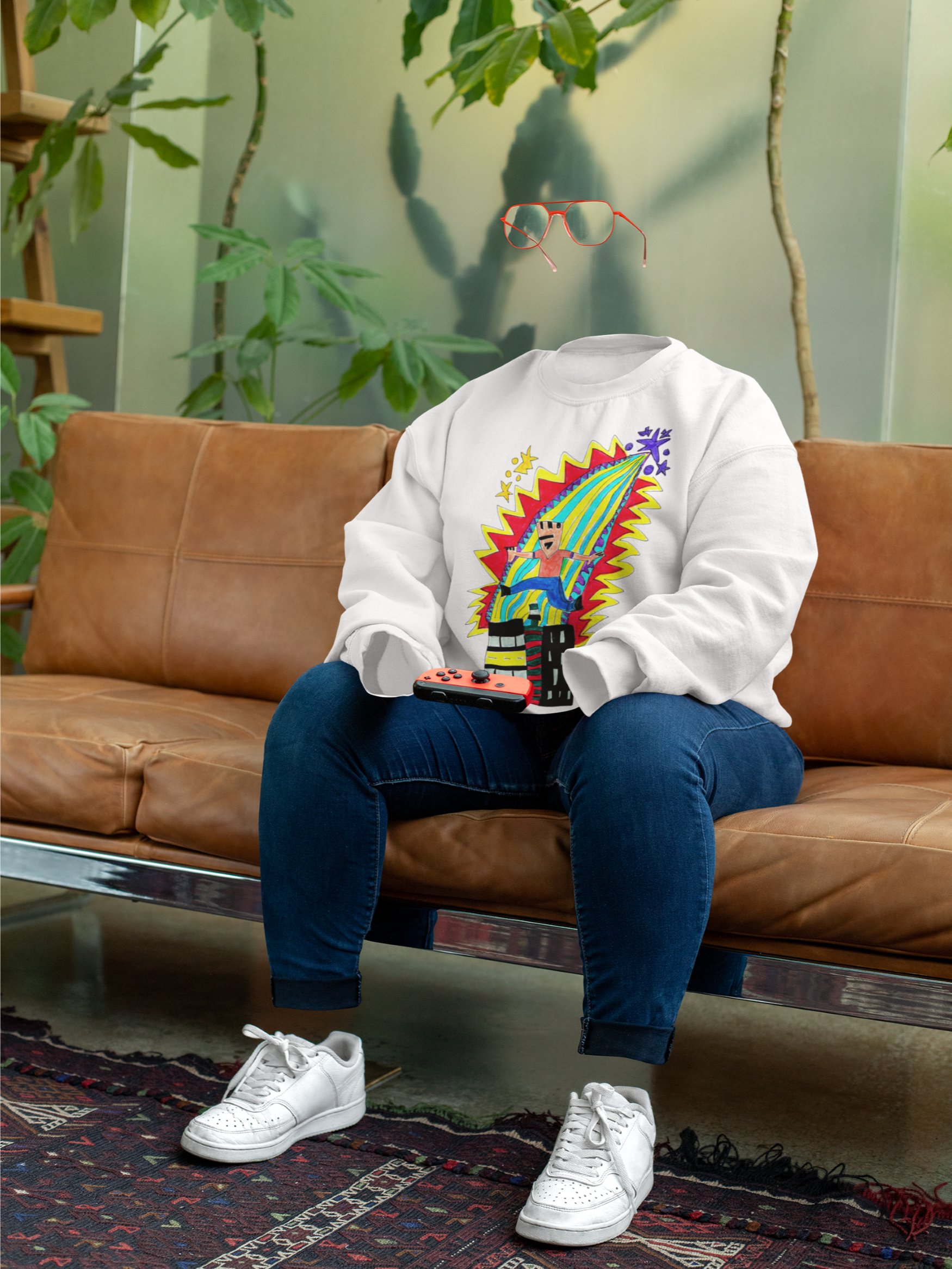 Rainbow Cityscape Unisex Sweatshirt product image (1)