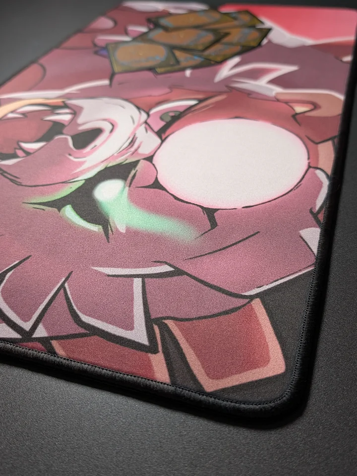 Bear Holding Cards Playmat product image (1)