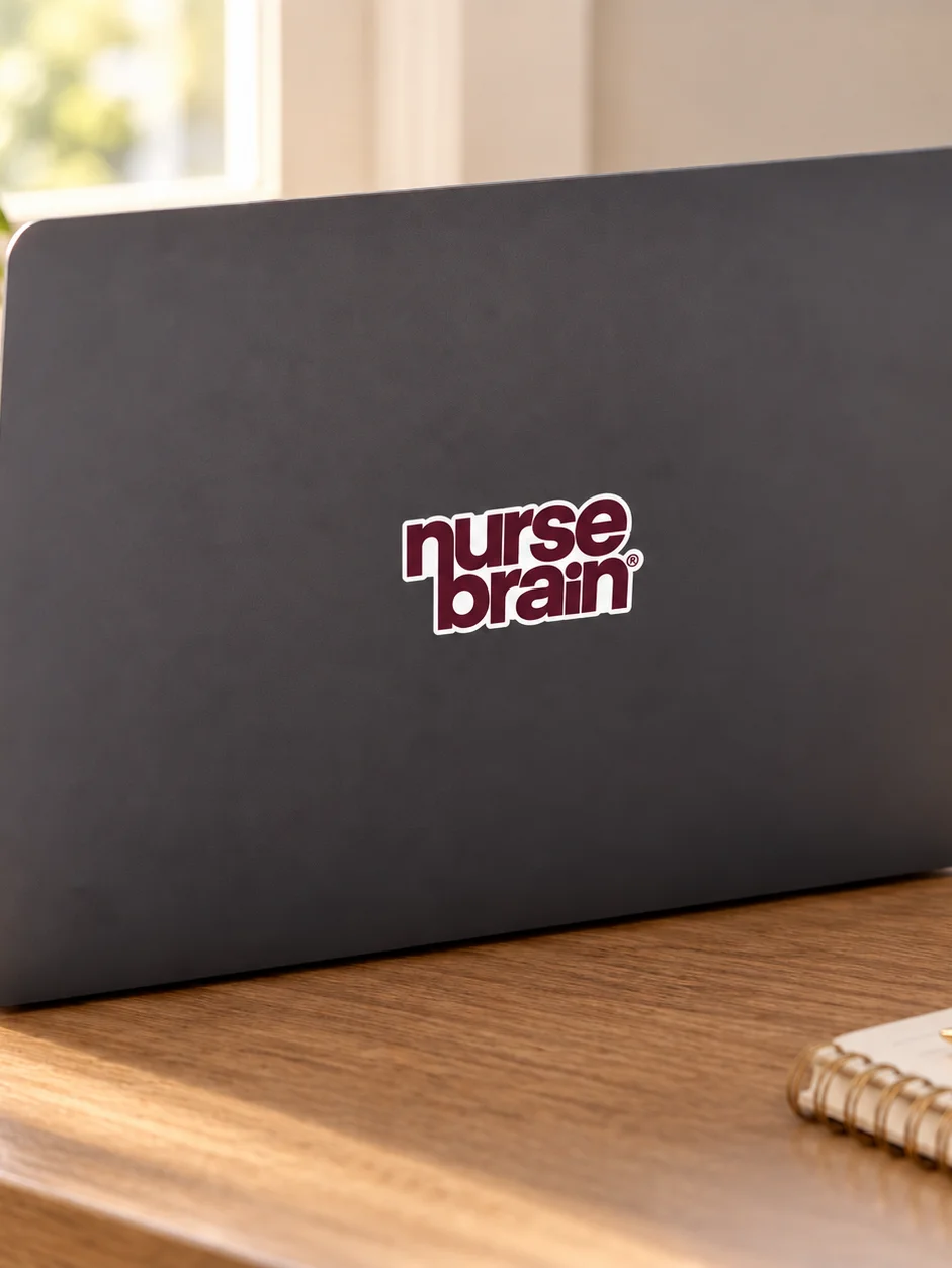 NurseBrain® Stacked Sticker product image (4)