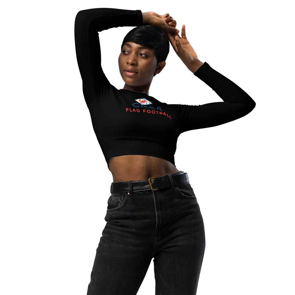 Long Sleeve Black Crop Top product image (3)