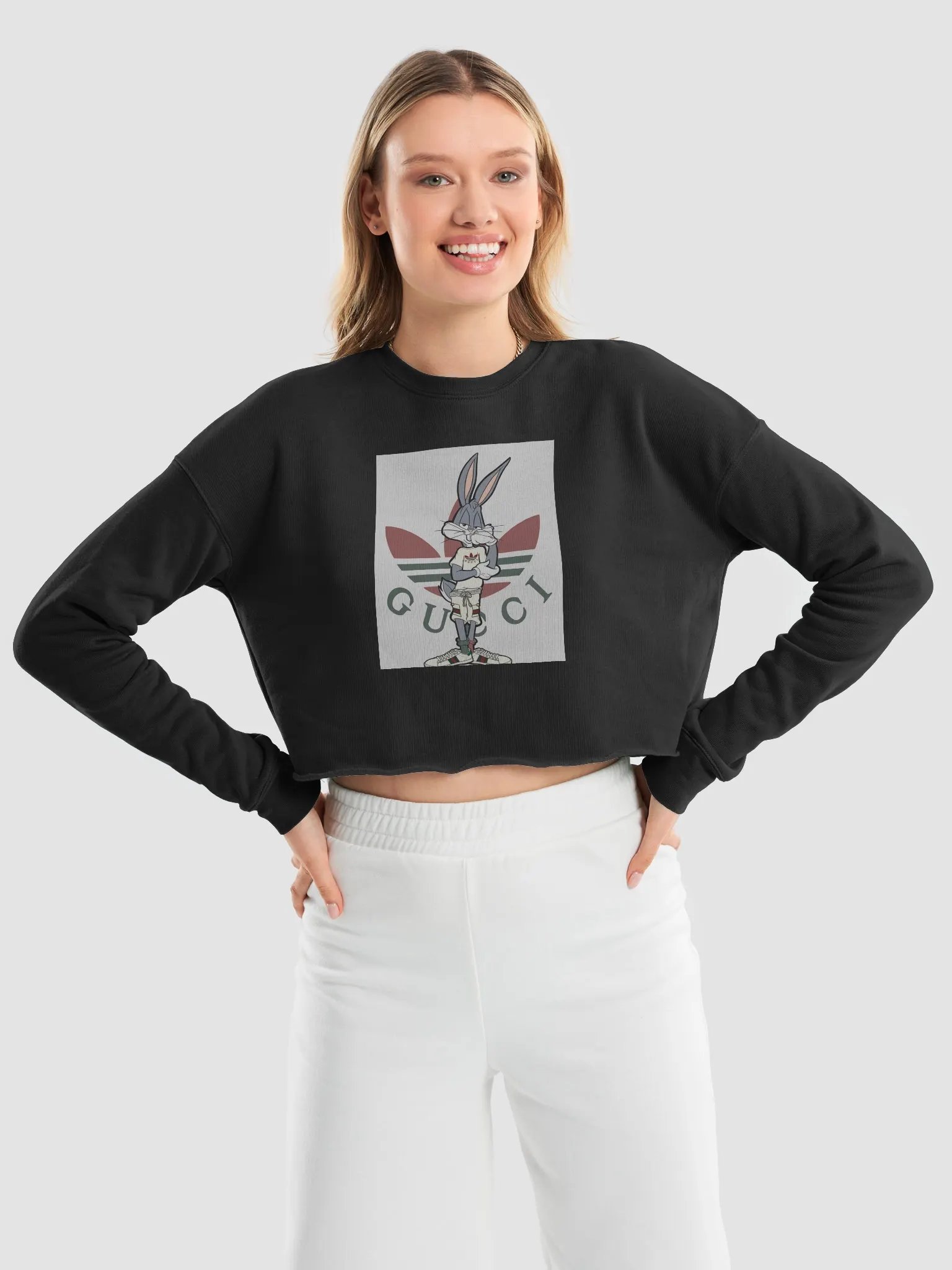 Gucci Bugs Bunny Crop Sweatshirt product image (43)