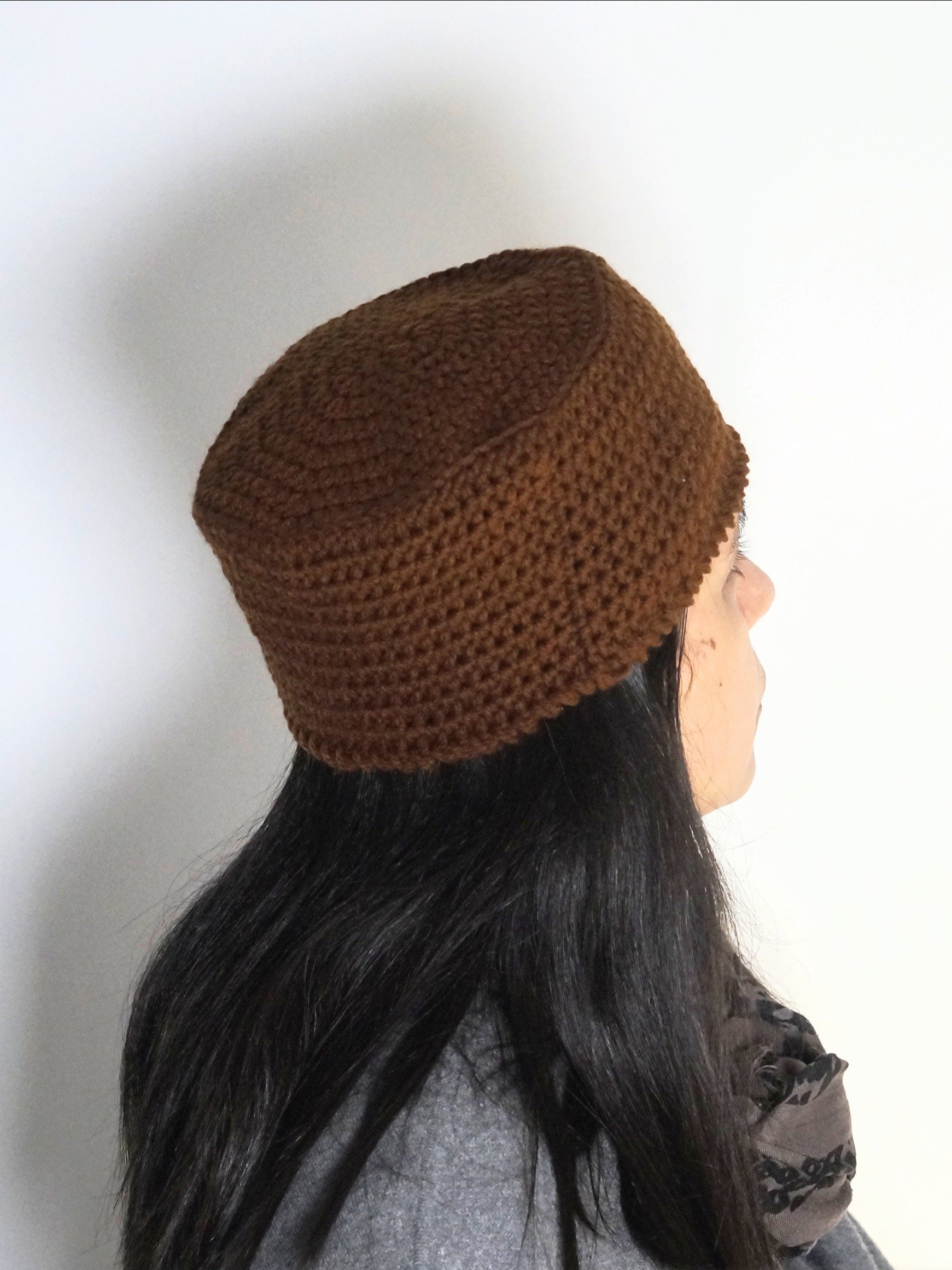 Russian style hat crochet pattern product image (2)