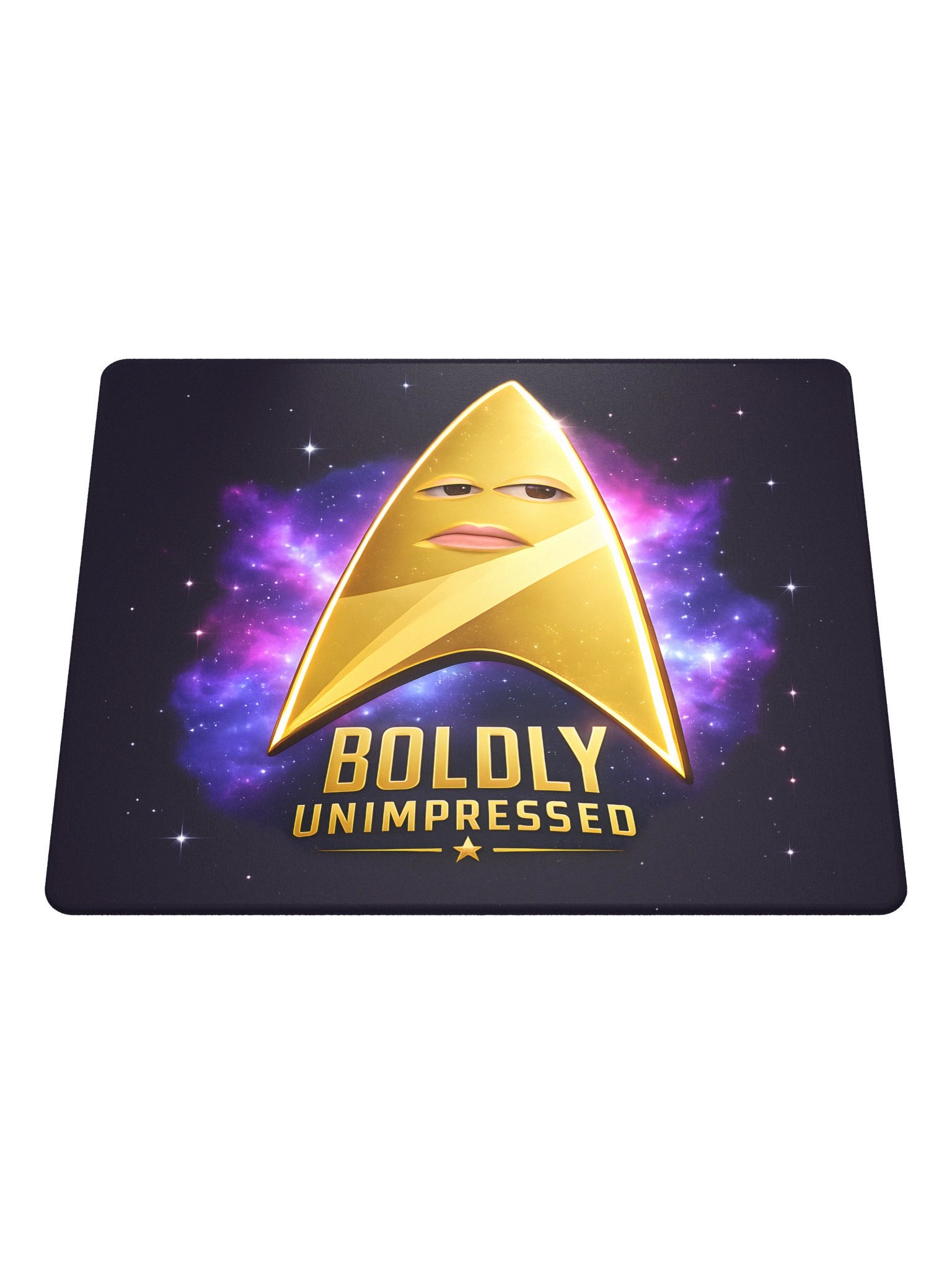 Badgey’s Boldly Unimpressed Gaming Mat product image (1)