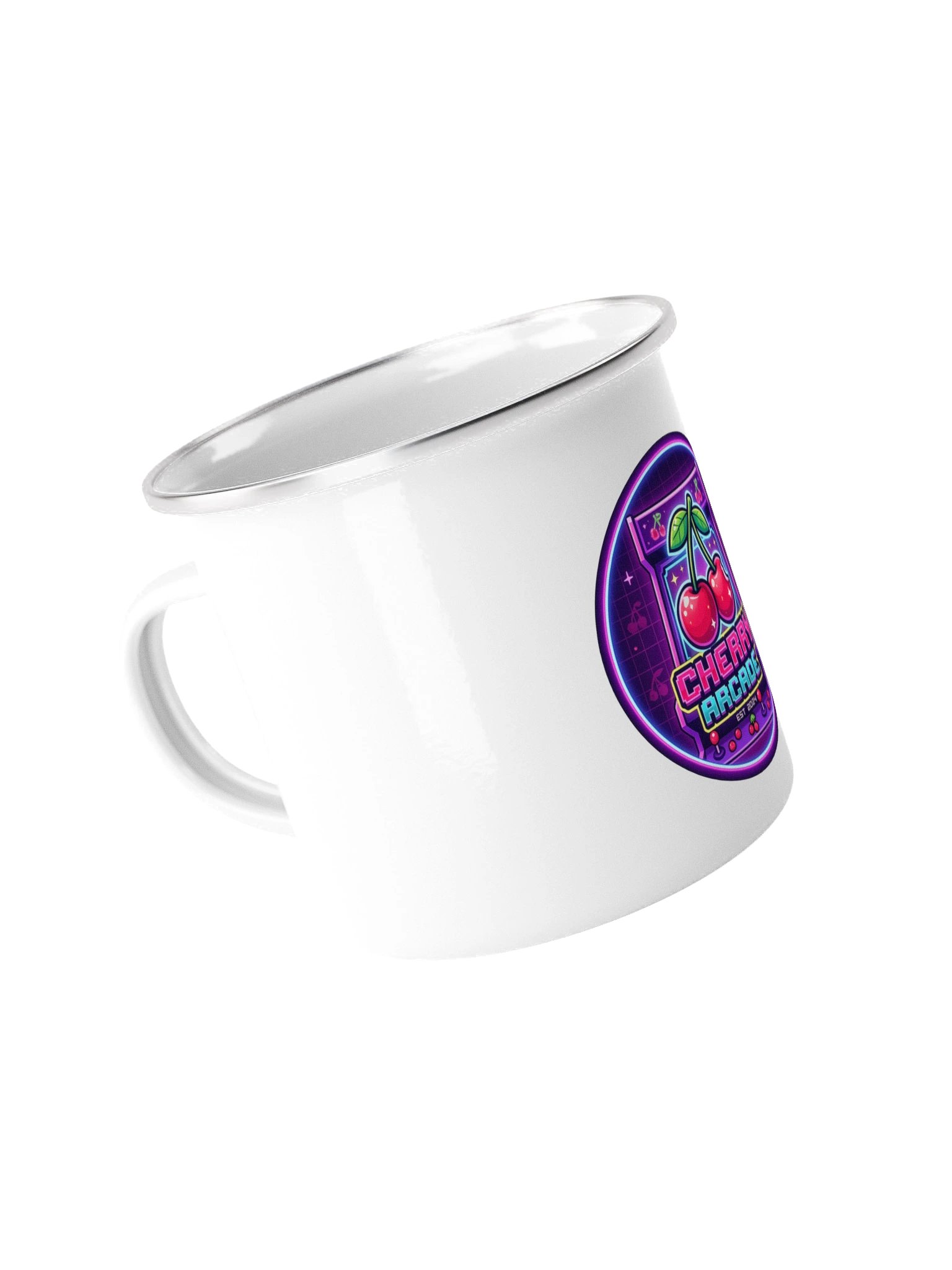 Cherry Arcade Neon Enamel Mug product image (4)