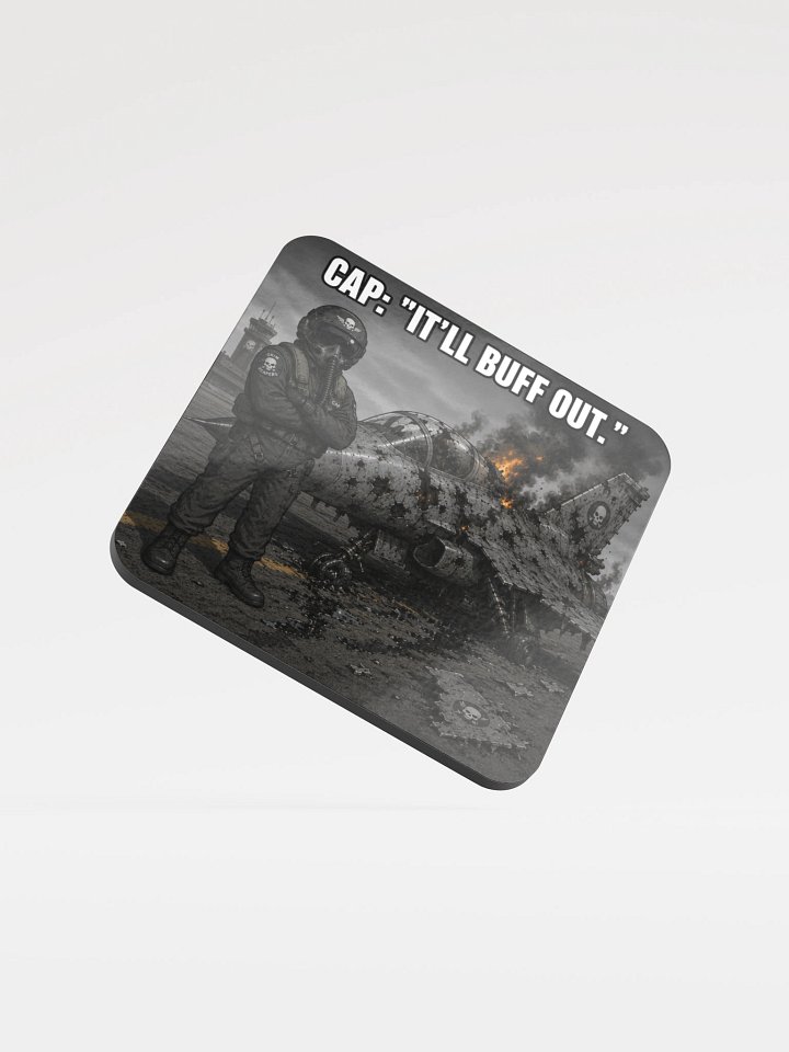 Cap: It'll Buff Out Coaster product image (1)