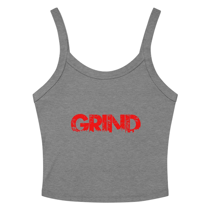 GRIND Drip Effect Ribbed Tank Top product image (13)