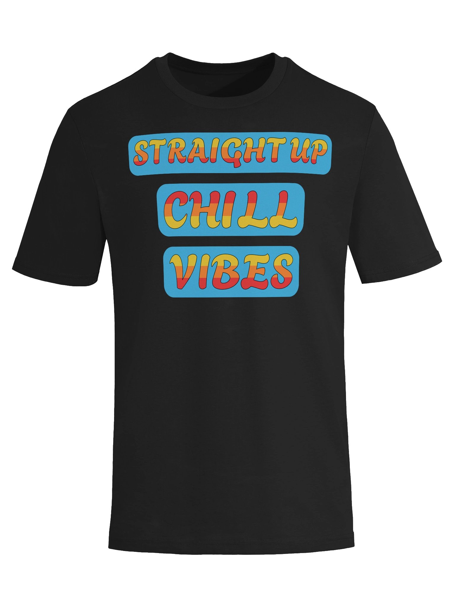 Straight Up Chill Vibes Unisex Organic Cotton Graphic T-shirt product image (1)