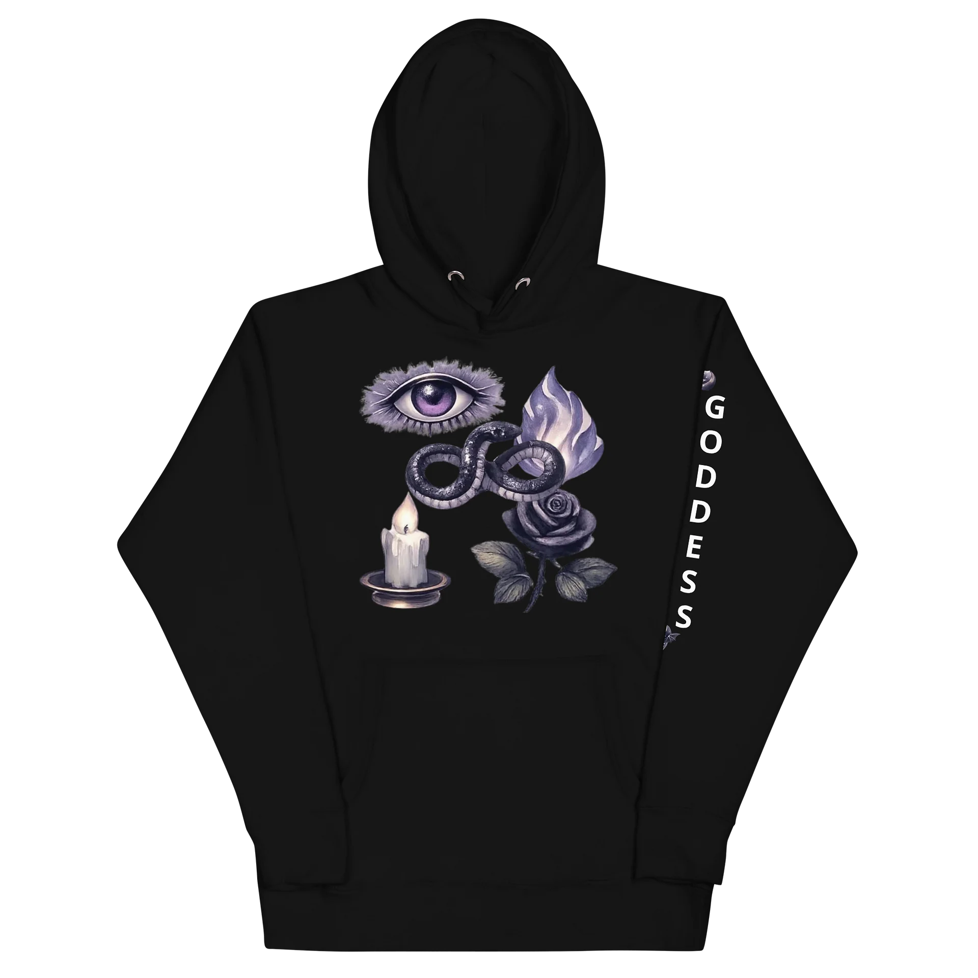 Lilith Untamed Goddess Hoodie – Symbolic Streetwear & Dark Feminine Altar Wear product image (2)