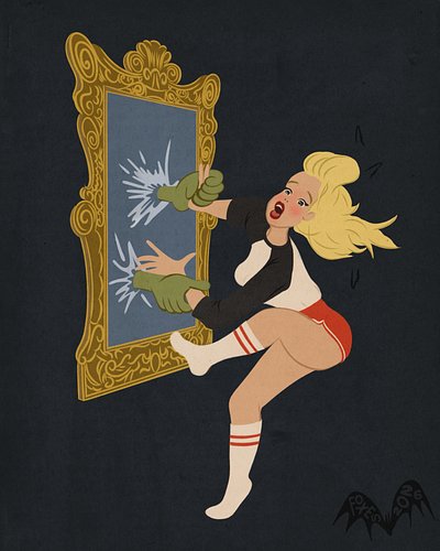 List: #frightfall2026 Prompt: #brokenmirror 
.
.
.
#frightfall2026day4 #retrosupply #frightfall