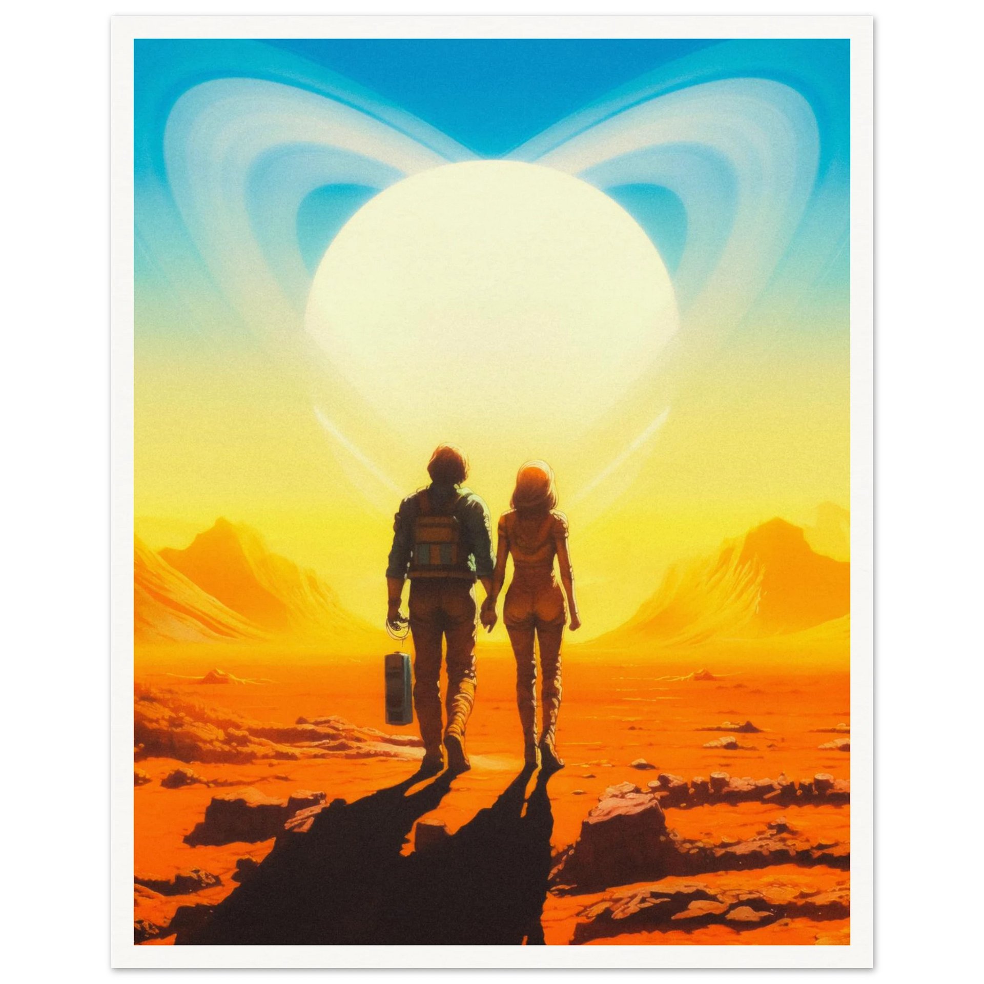 Saturn Love Wall Art product image (4)