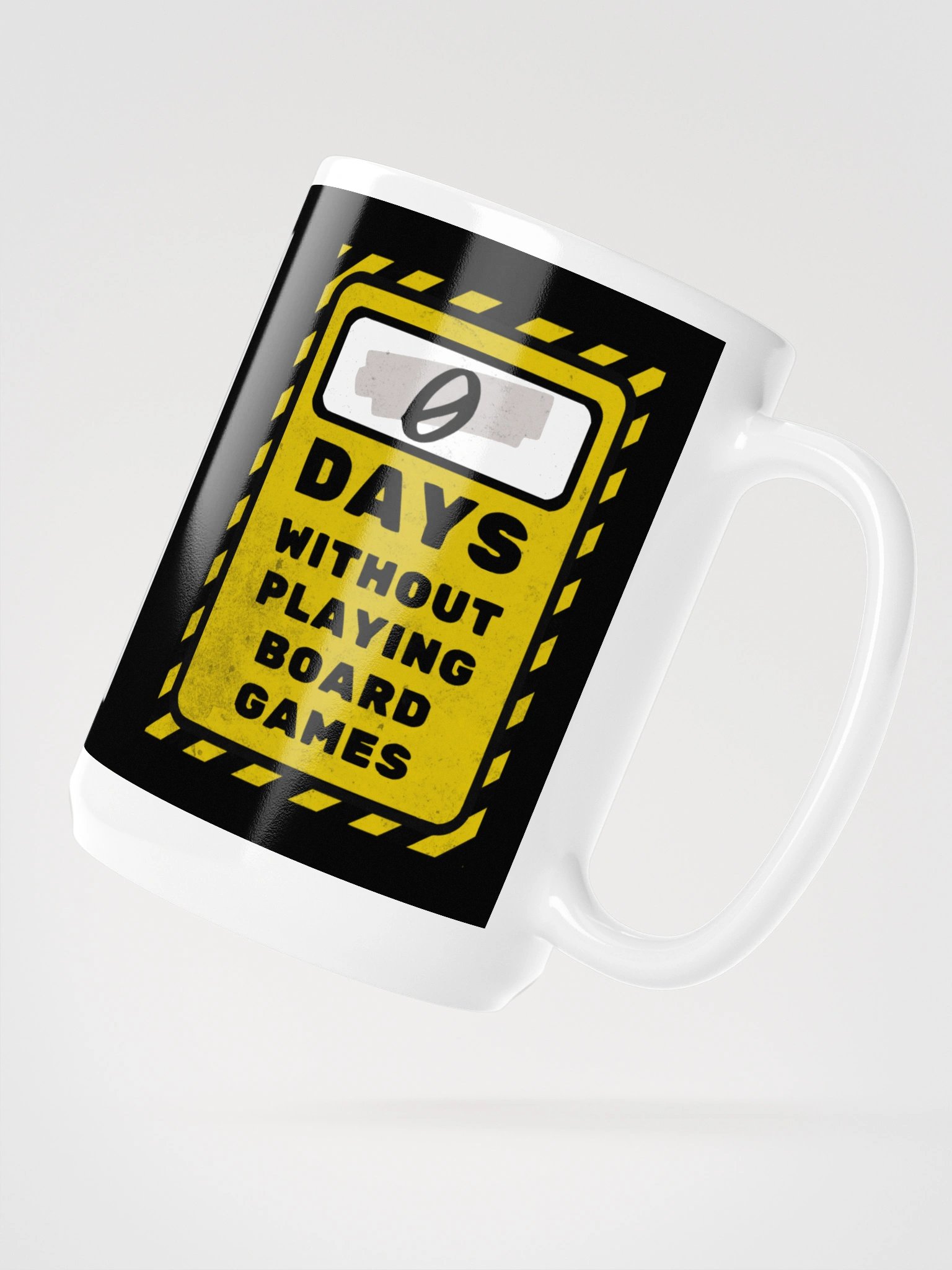 Funny Warning Sign Mug for Board Gamers - 15 ounce product image (7)