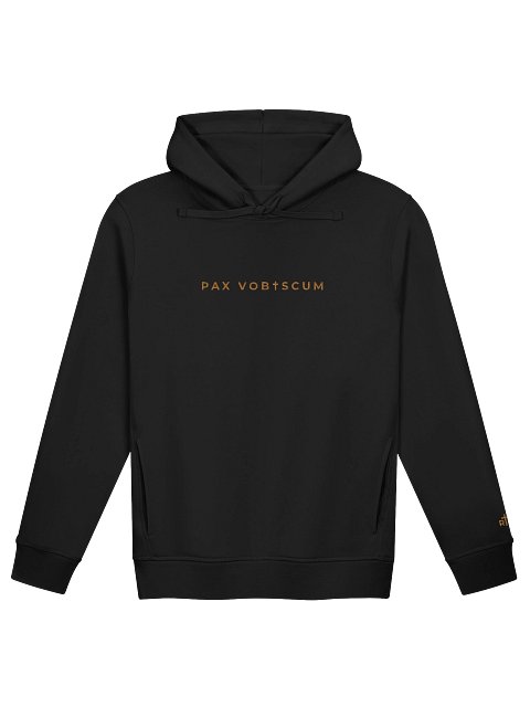 PAX VOBISCUM ORGANIC-BLEND SIDE-POCKET UNISEX HOODIE