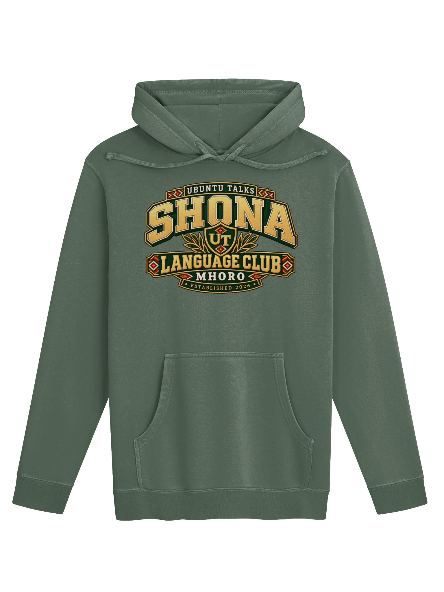 Ubuntu Talks Language Club — MHORO | Shona Washed Hoodie product image (1)