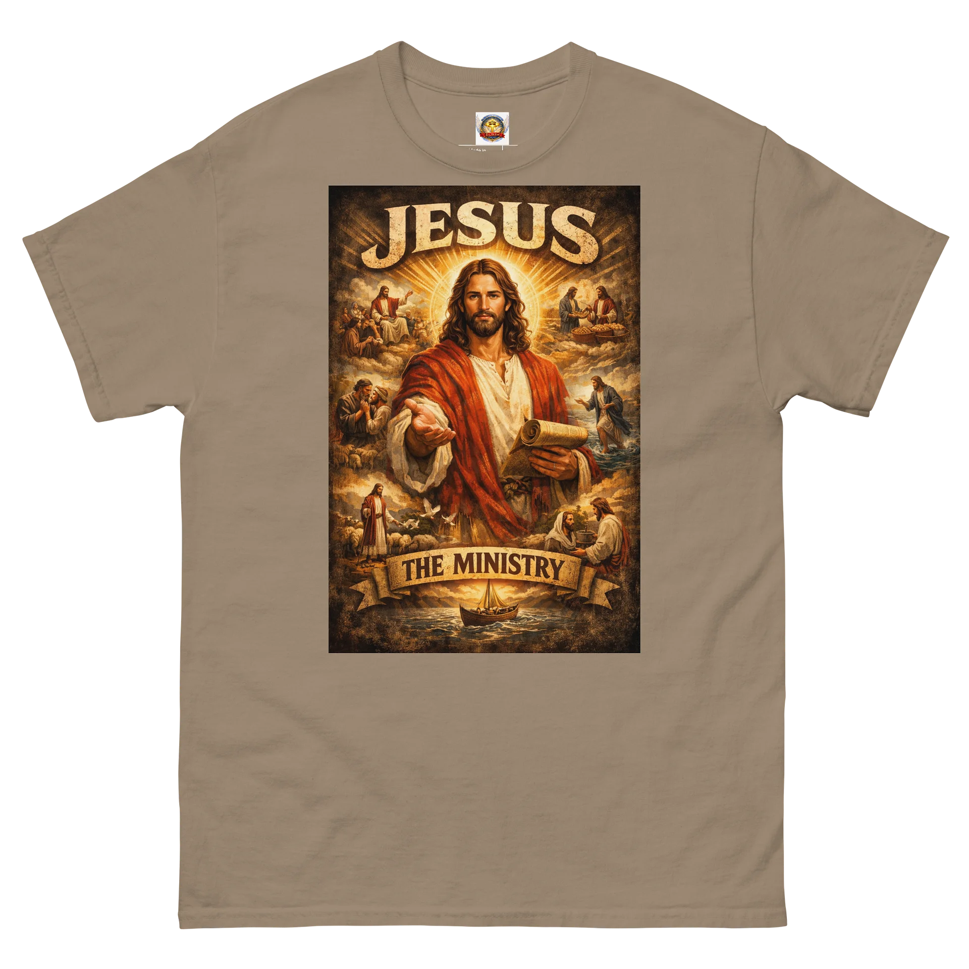 Jesus The Ministry Vintage Religious Tee product image (26)