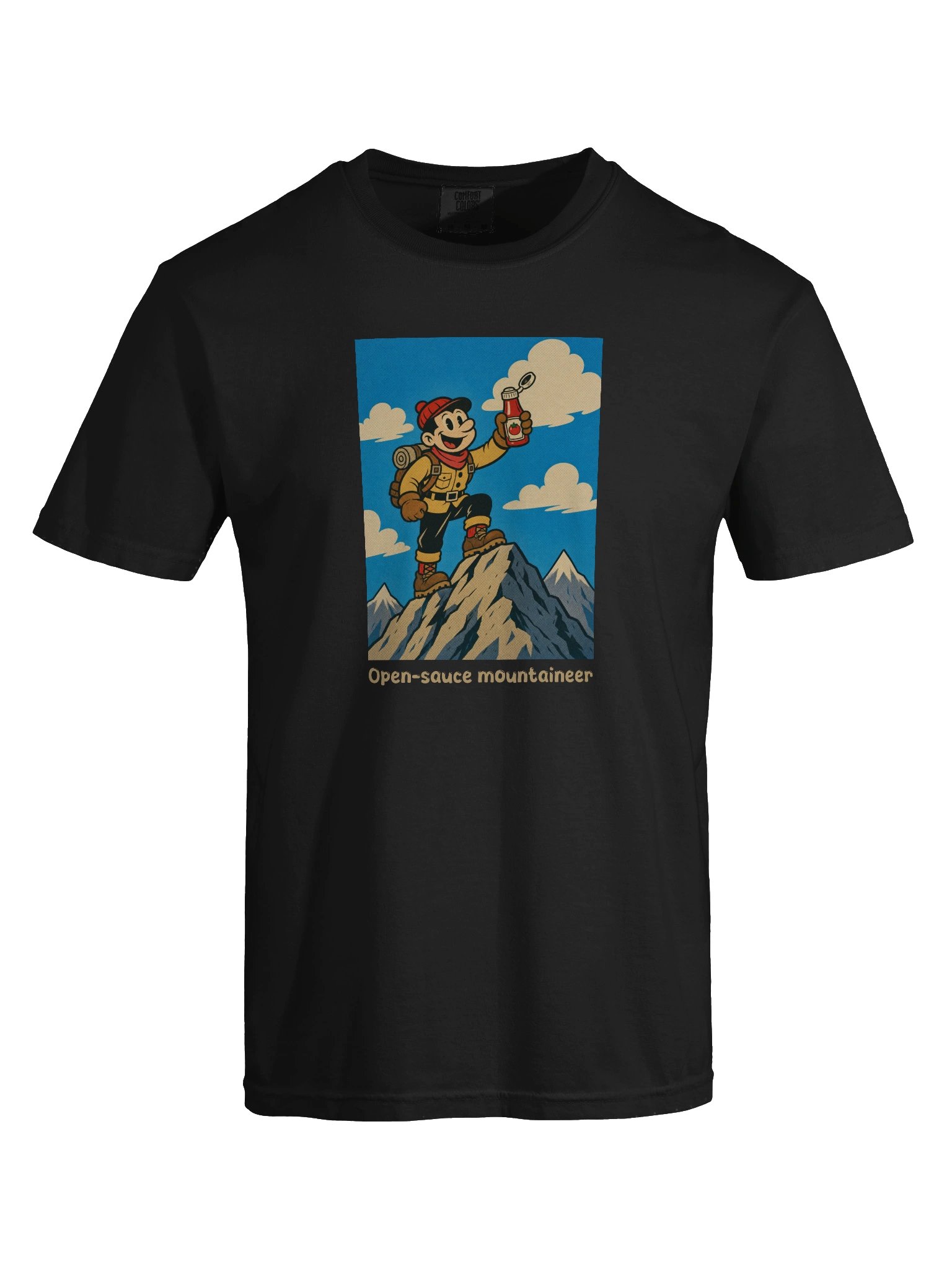 Open-sauce mountaineer t-shirt product image (6)