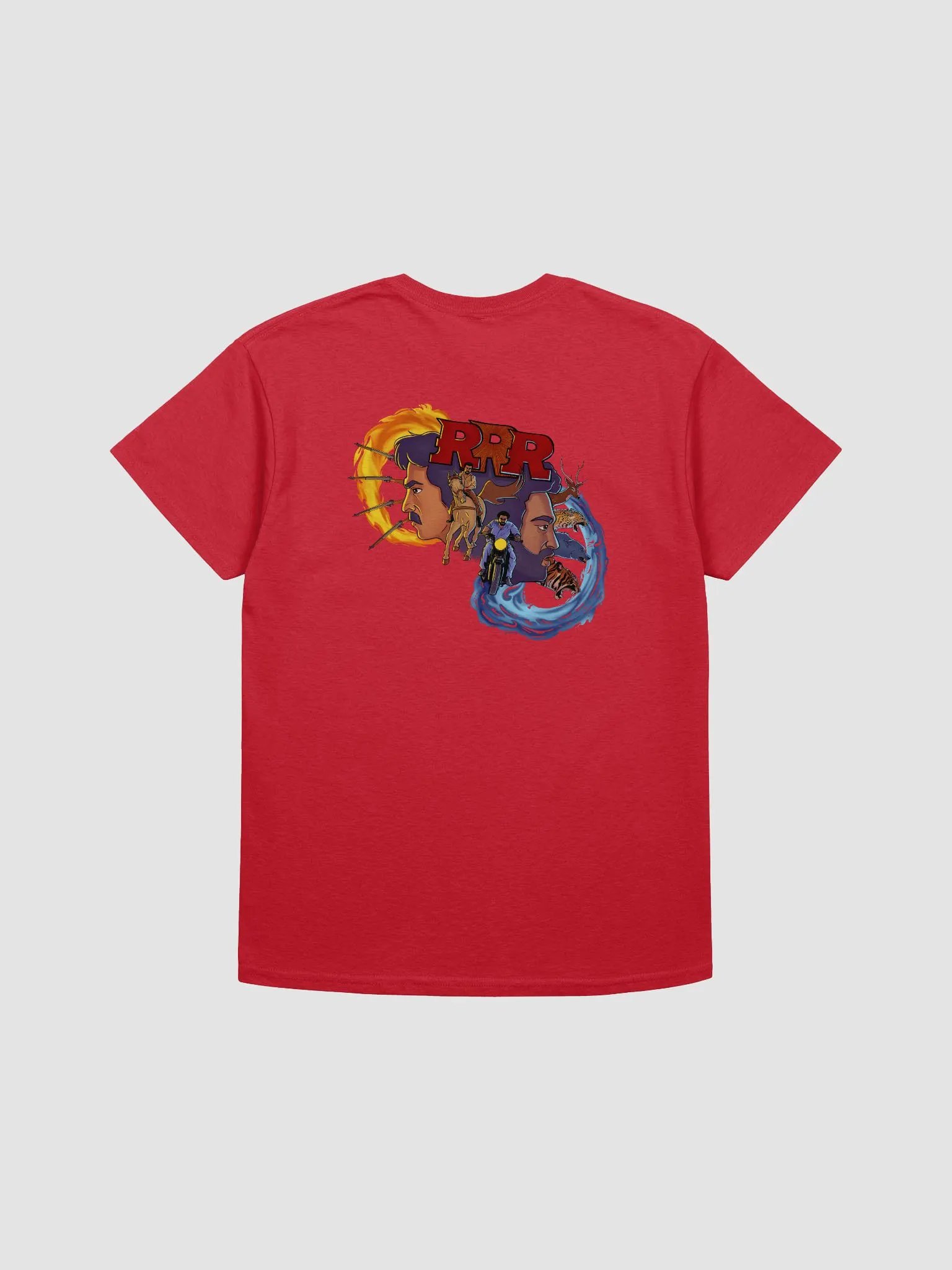 RRR Fire and Water Unisex RRR Movie t-shirt product image (3)