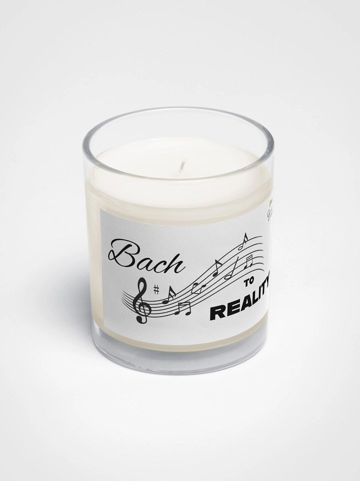 “Bach to Reality” Luxury Candle – Where Music Meets Attitude product image (2)
